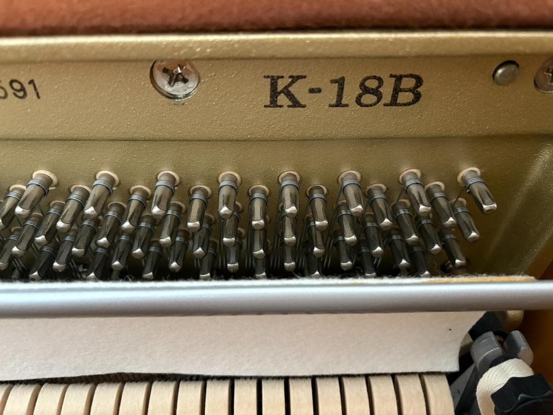 K-18B アップライトピアノ ナチュラル