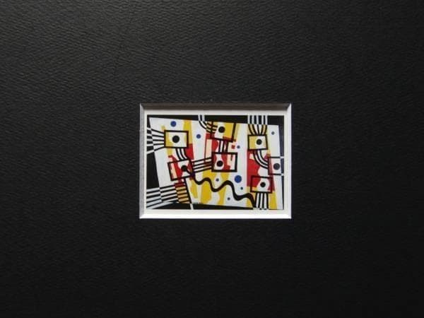 池田満寿夫、われらのマーチA、希少画集画、新品高級額、額装付、状態良好