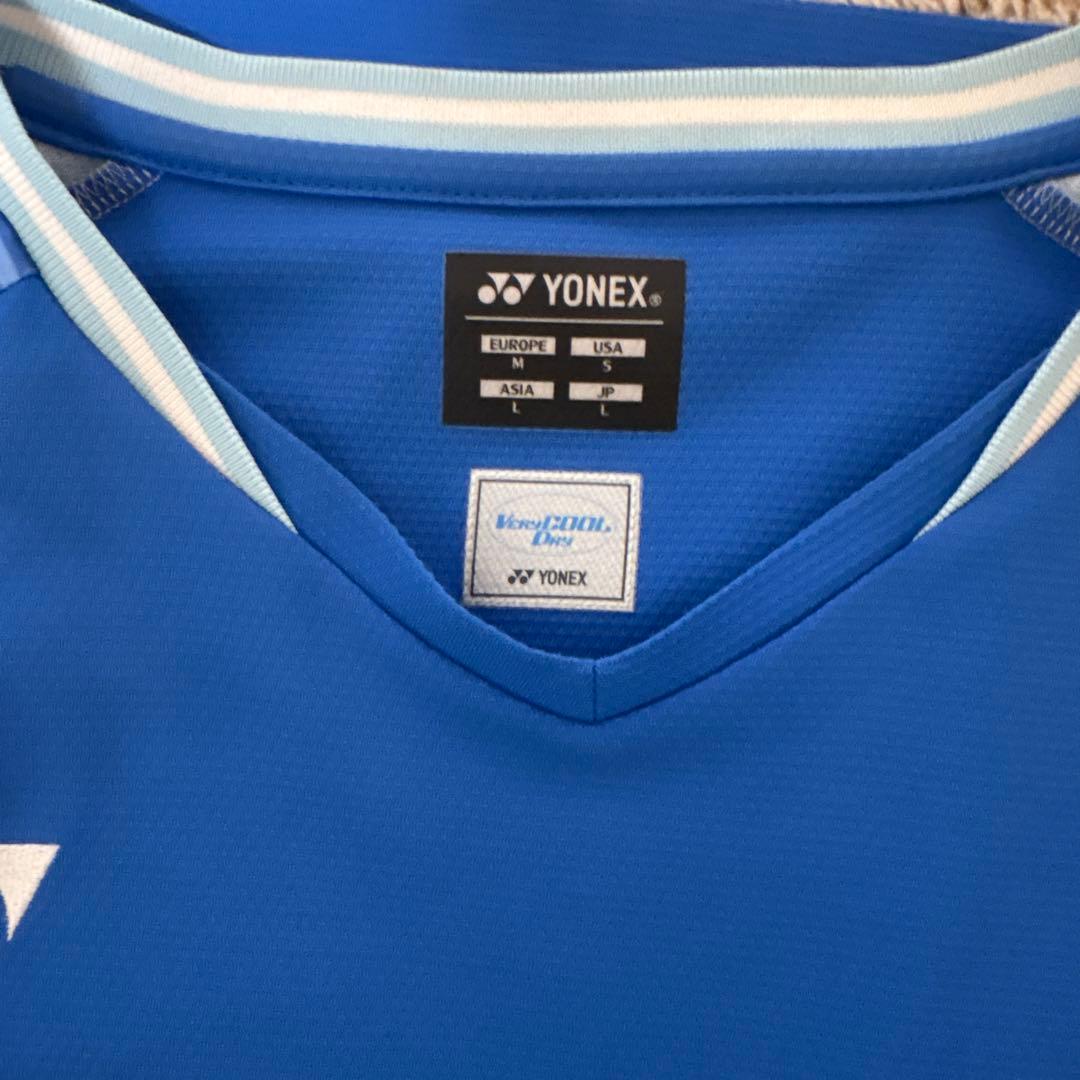 最終値下げ YONEX ゲームシャツ 日本代表 青