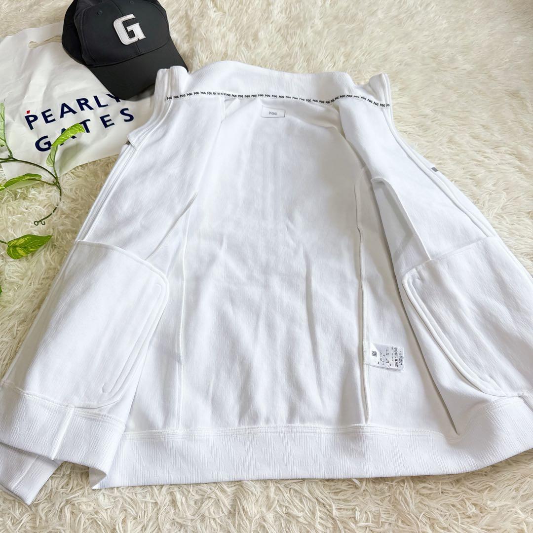 新品タグ付き✨【パーリーゲイツ】セットアップ ジャケット パンツ ホワイト 4