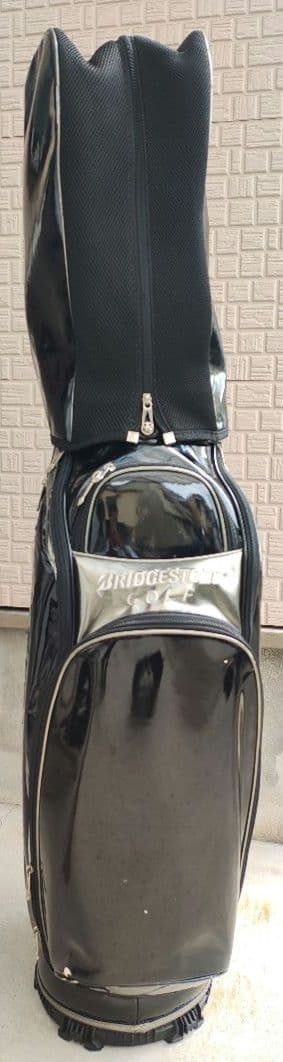 TOUR B キャディバッグ ブラック　エナメル
