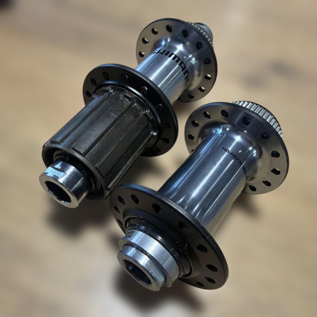 【新品】SHIMANO FH-RS770 HB-RS770 ハブ前後セット