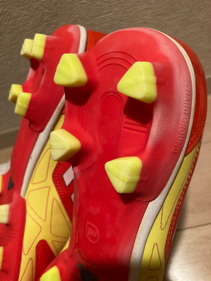 新品未使用　adidas F10 TRX HGサッカースパイクオレンジ/イエロー