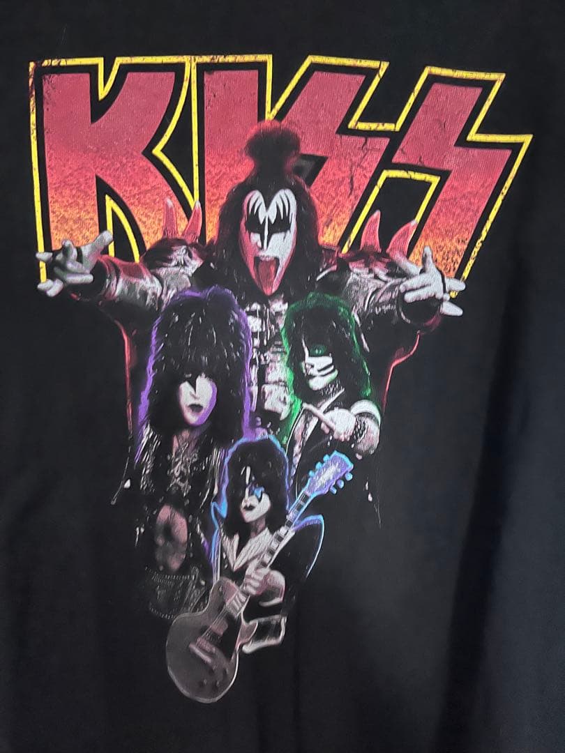 KISS キッス Tshirt XLsize!! コピーライト2015
