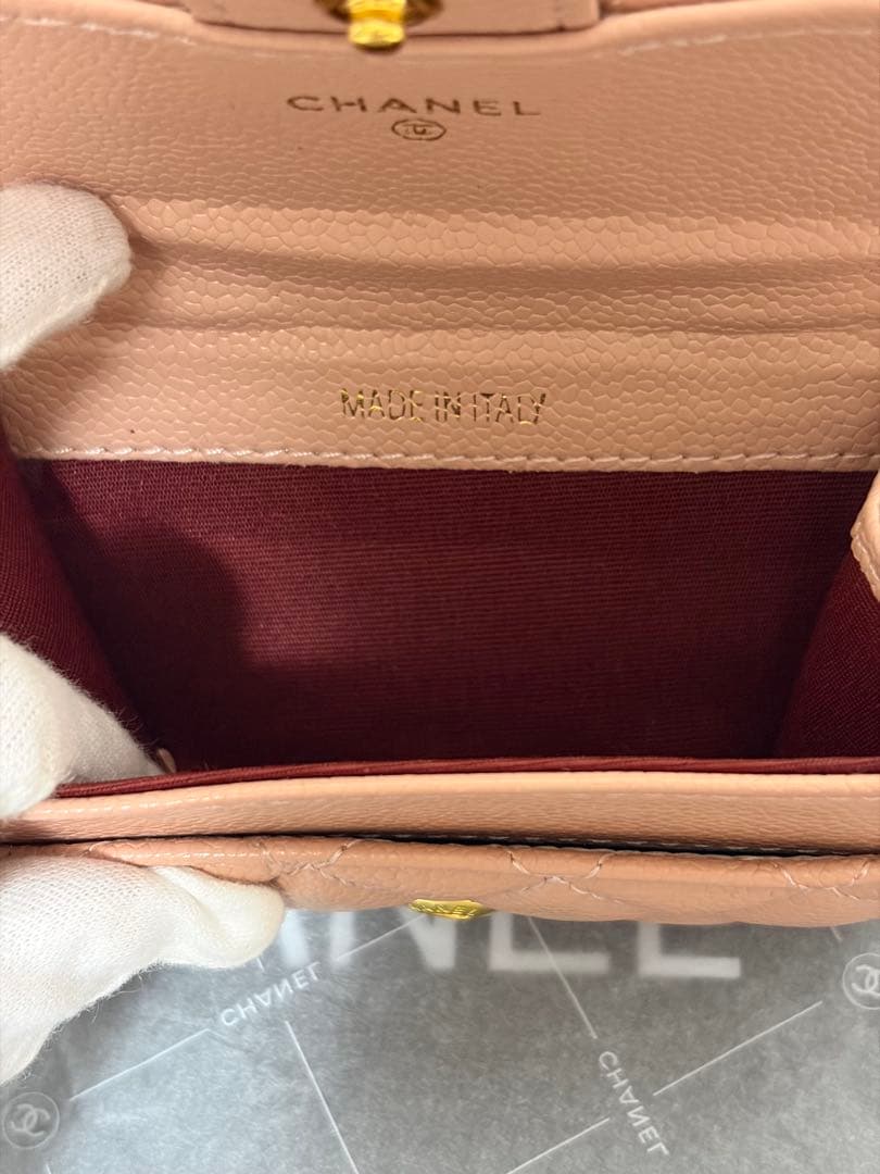 CHANEL キルティングレザーケース　カードケース　ノベルティ