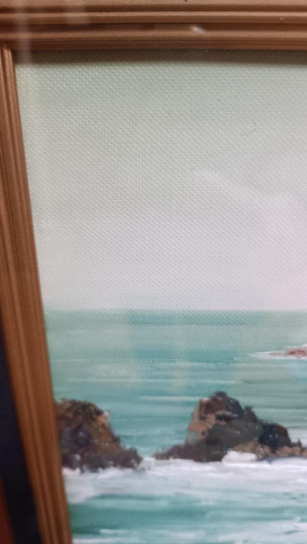 伊豆海岸　油絵