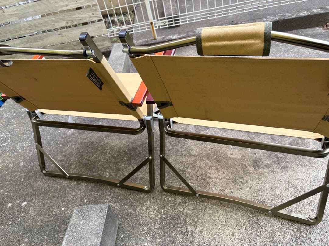 【たかはし様】2脚Coleman アウトドアチェア ベージュ
