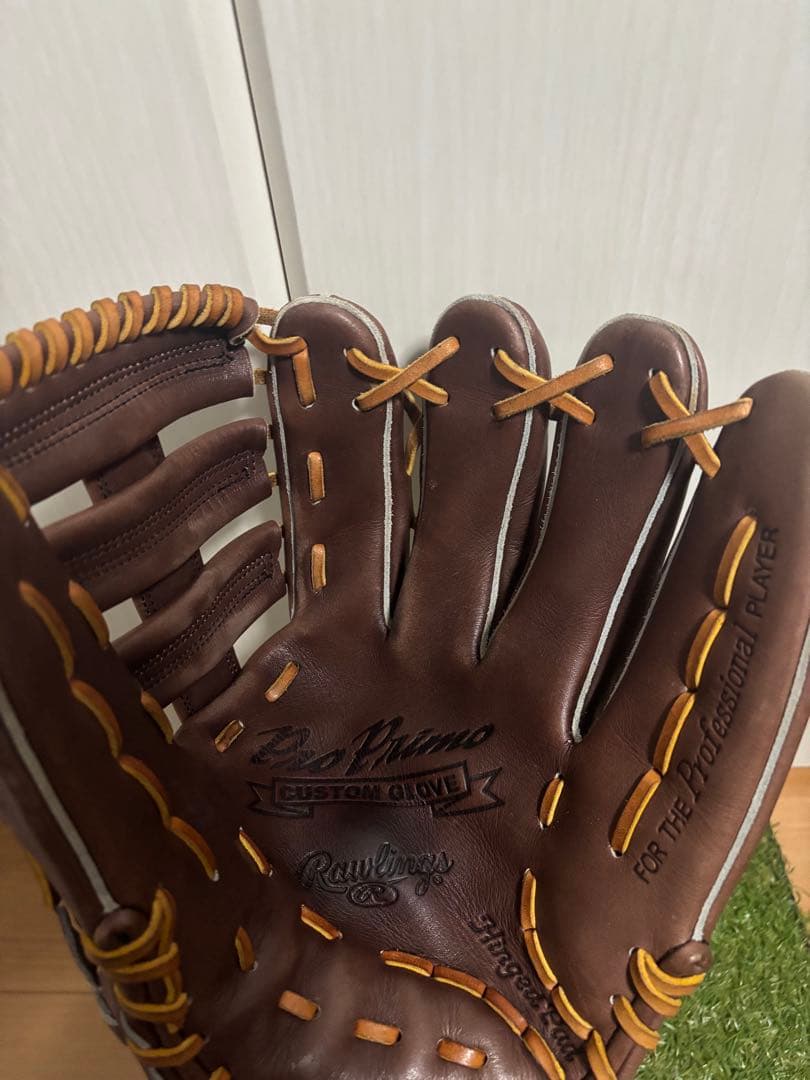 プロ支給品　実使用　矢野謙次　巨人　ローリングス プロプリモ　外野手