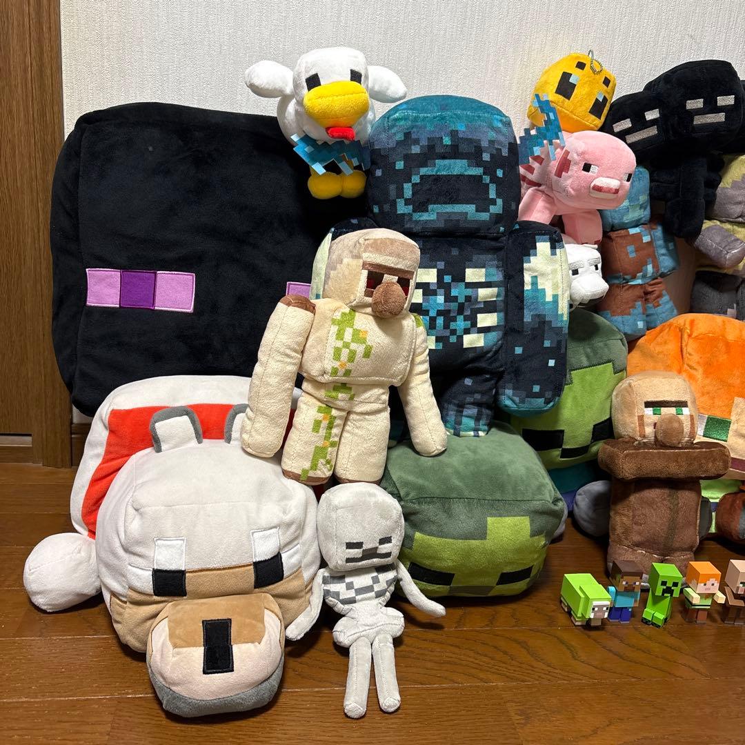 マインクラフト　ぬいぐるみ19体　フィギア5体　セット