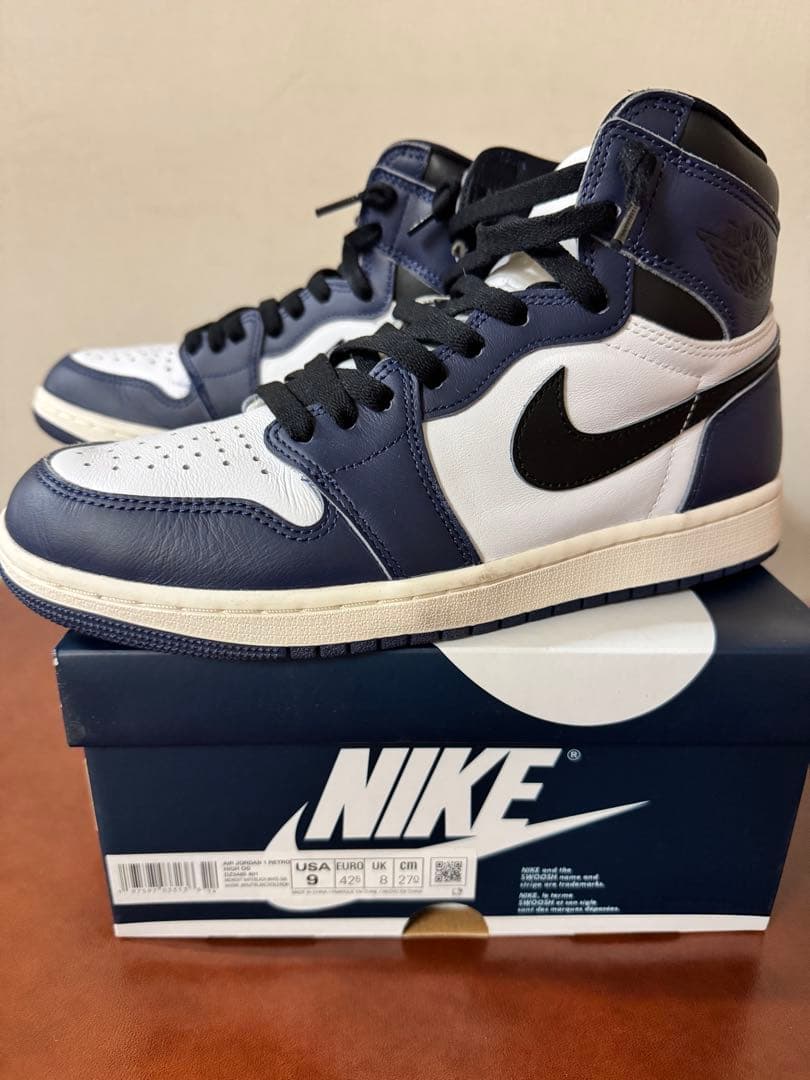 NIKE Air Jordan 1 OG レトロ ミッドナイトネイビー