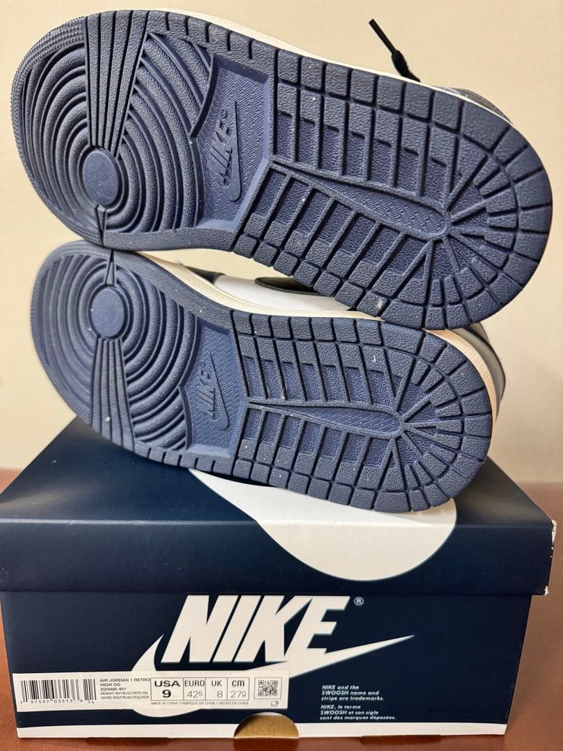 NIKE Air Jordan 1 OG レトロ ミッドナイトネイビー