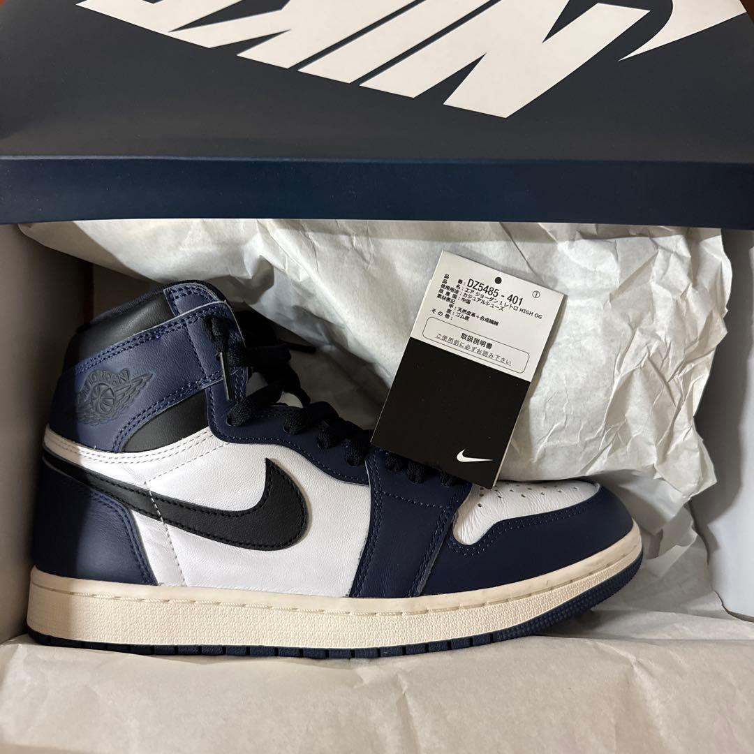 NIKE Air Jordan 1 OG レトロ ミッドナイトネイビー