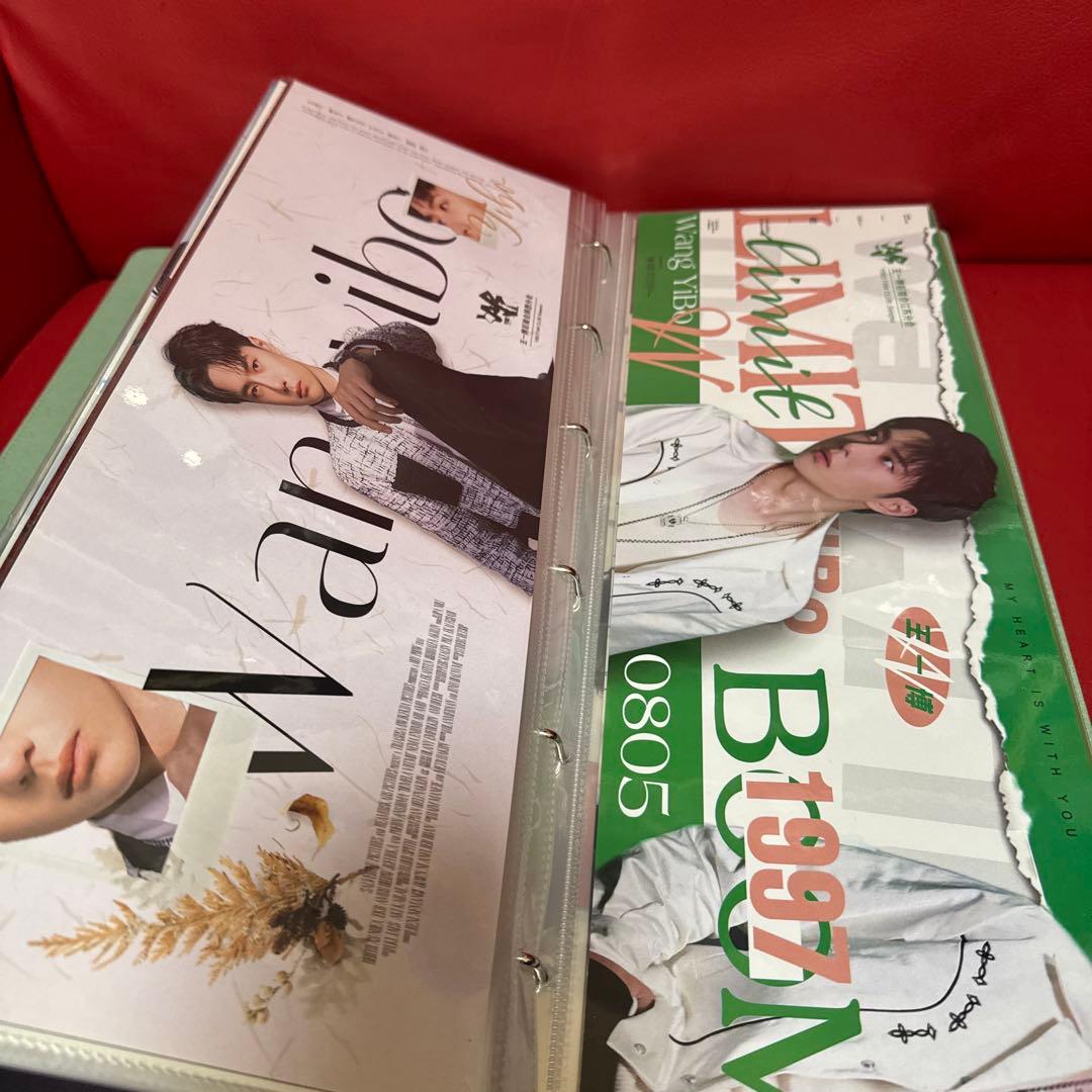 王一博手幅 50枚収納冊付き