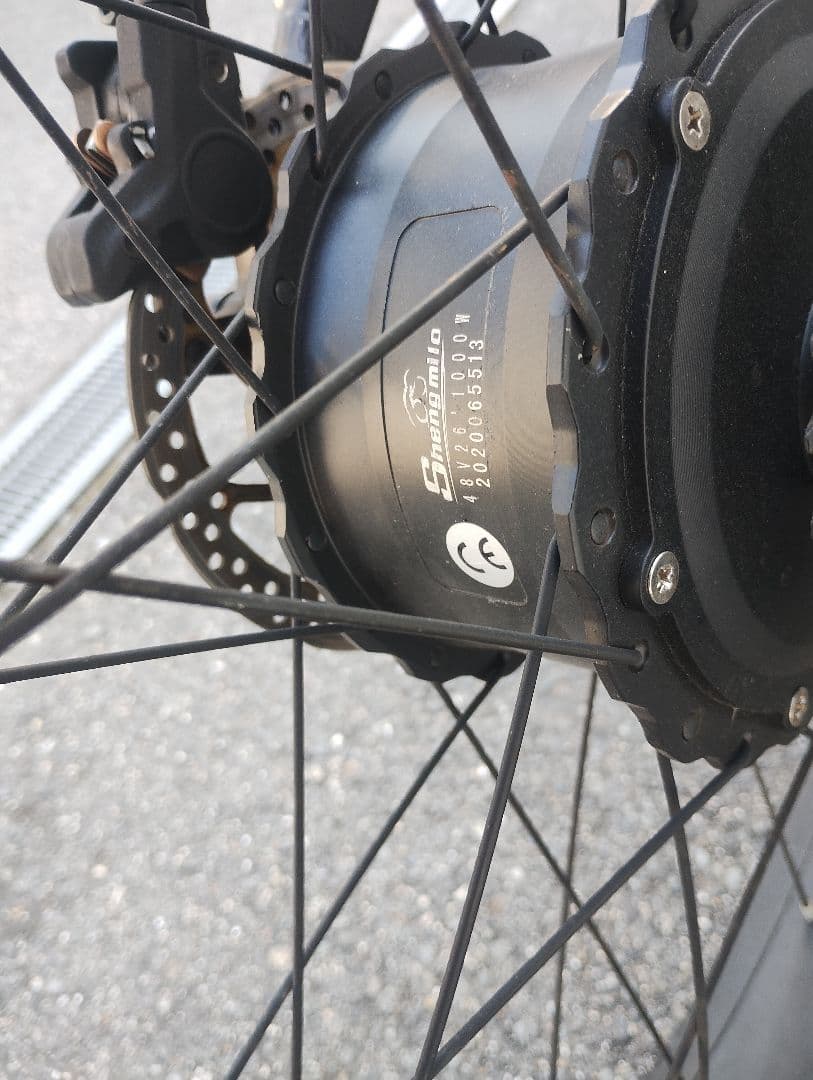 【低走行】ファットバイク　フルサス　MTB 26インチ 1000W 電動