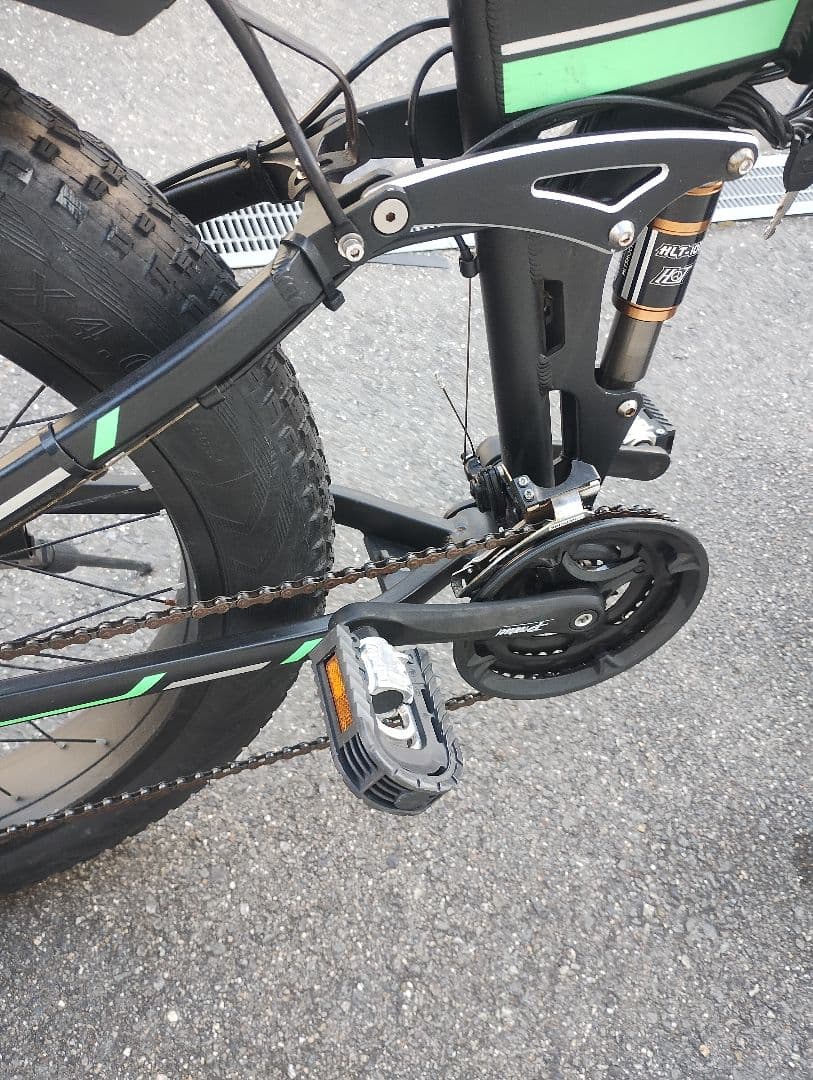 【低走行】ファットバイク　フルサス　MTB 26インチ 1000W 電動
