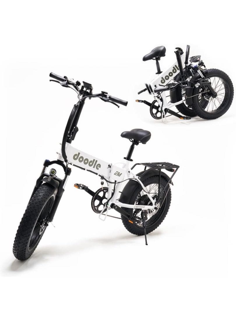 doodle 電動アシスト自転車 20インチ ホワイト