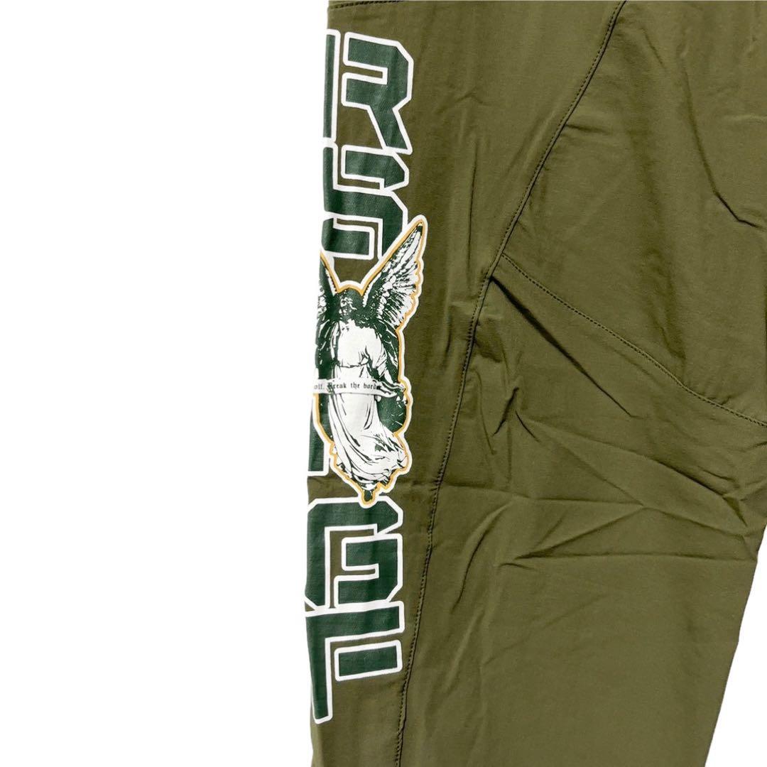 新品 ラッセルノ ゴルフ マルチロゴ ロングパンツ カーキ 2XL ゴルフパンツ