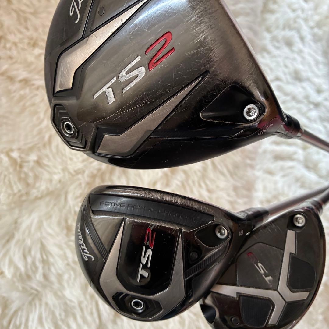 ★Titleist タイトリストTS2 W/1/FW/UT 3本セット