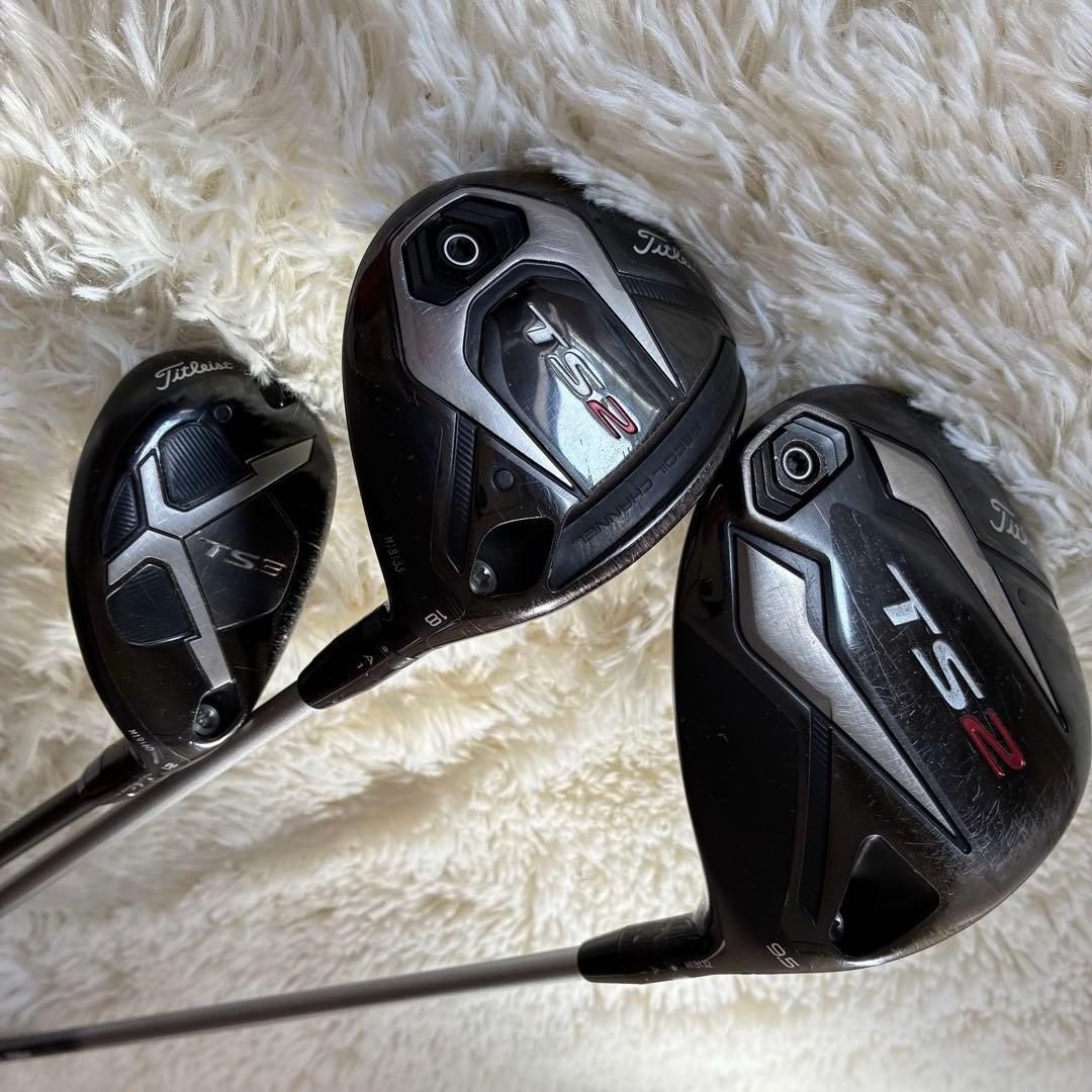 ★Titleist タイトリストTS2 W/1/FW/UT 3本セット
