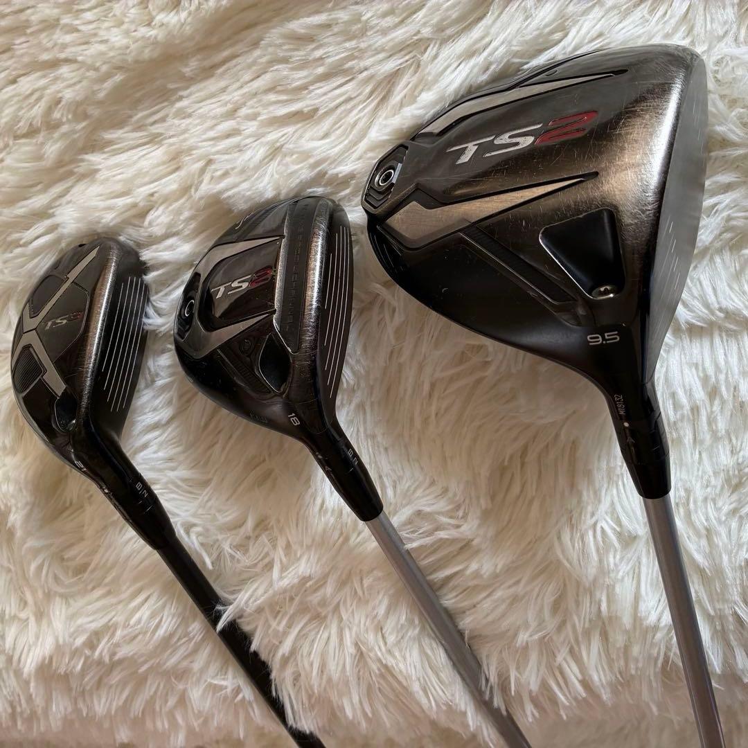 ★Titleist タイトリストTS2 W/1/FW/UT 3本セット
