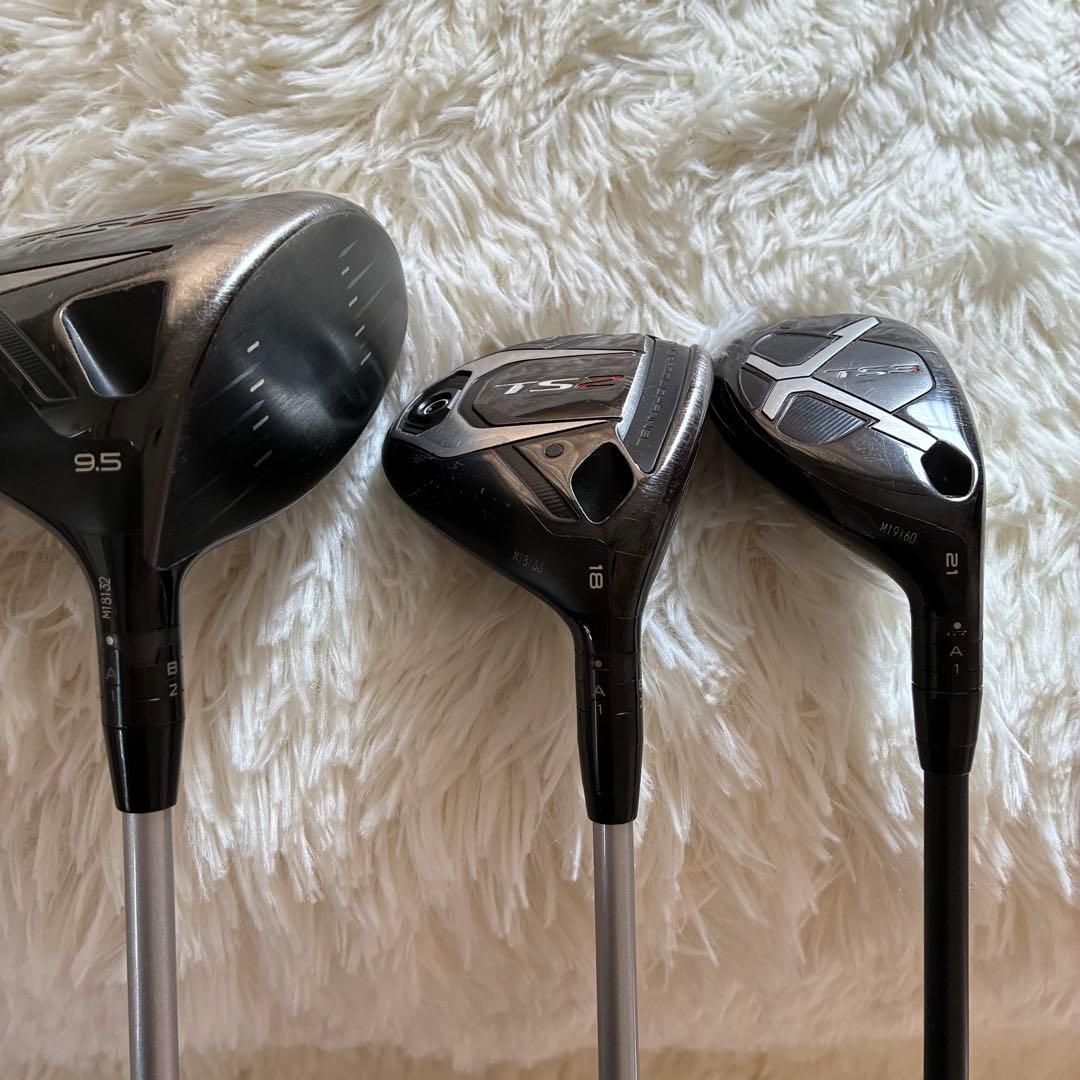 ★Titleist タイトリストTS2 W/1/FW/UT 3本セット