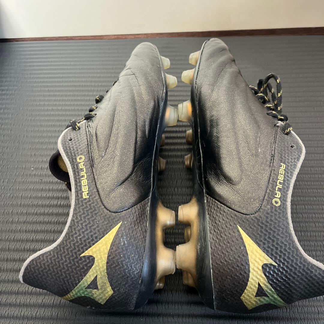 Mizuno レビュラ2V1 Japan カンガルー25.5 ブラック/ゴールド