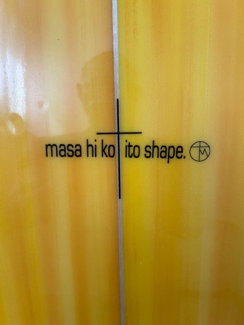 ito masahiko shapeサーフボード 5'10\"シングル フィン付き