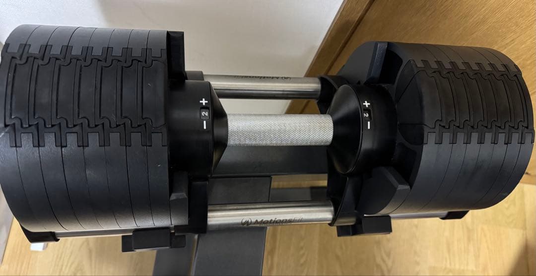 セット1/3フレックスベル可変式ダンベル32kg×2個 2kg刻み&専用スタンド