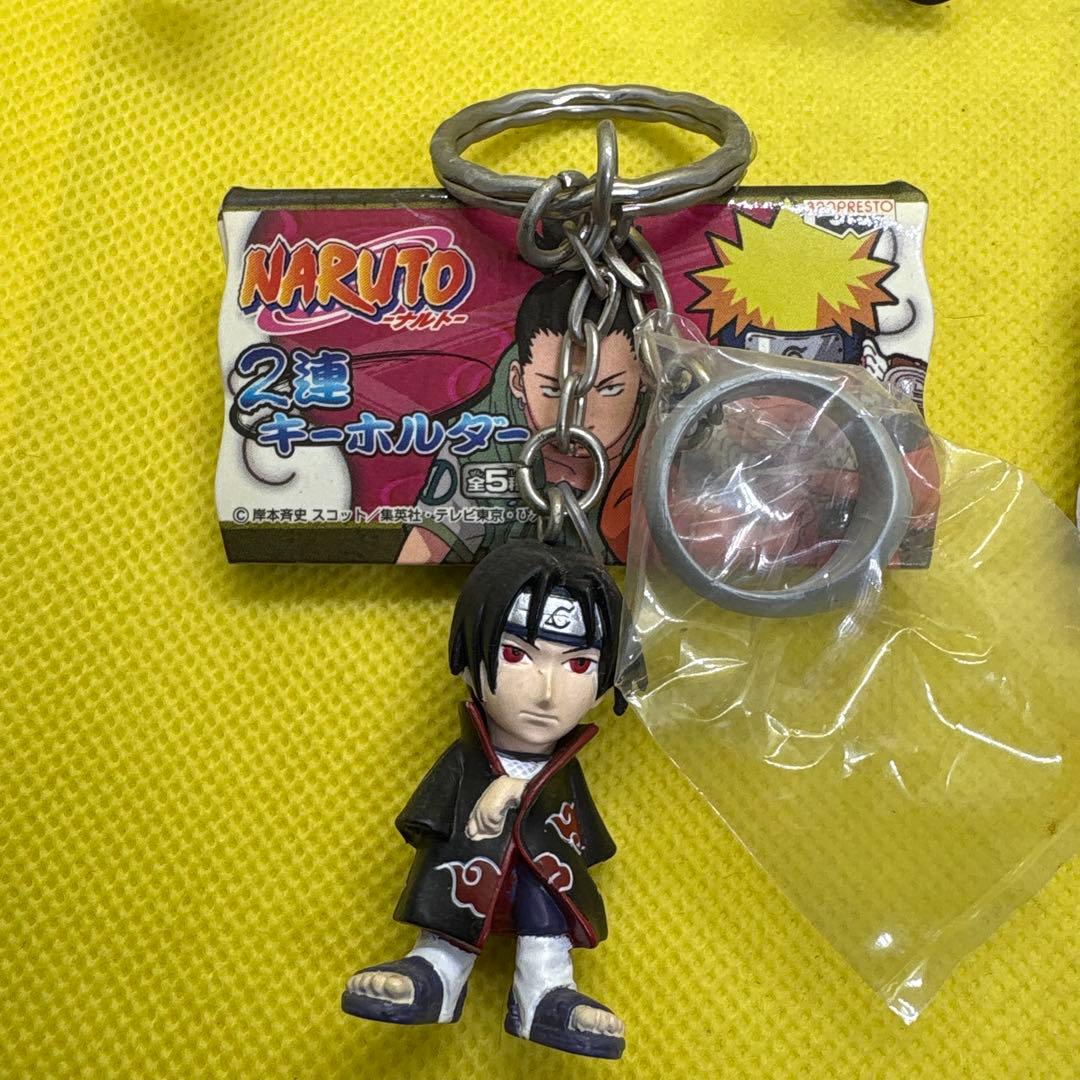 NARUTO 2連キーホルダー　全5種コンプリートセット