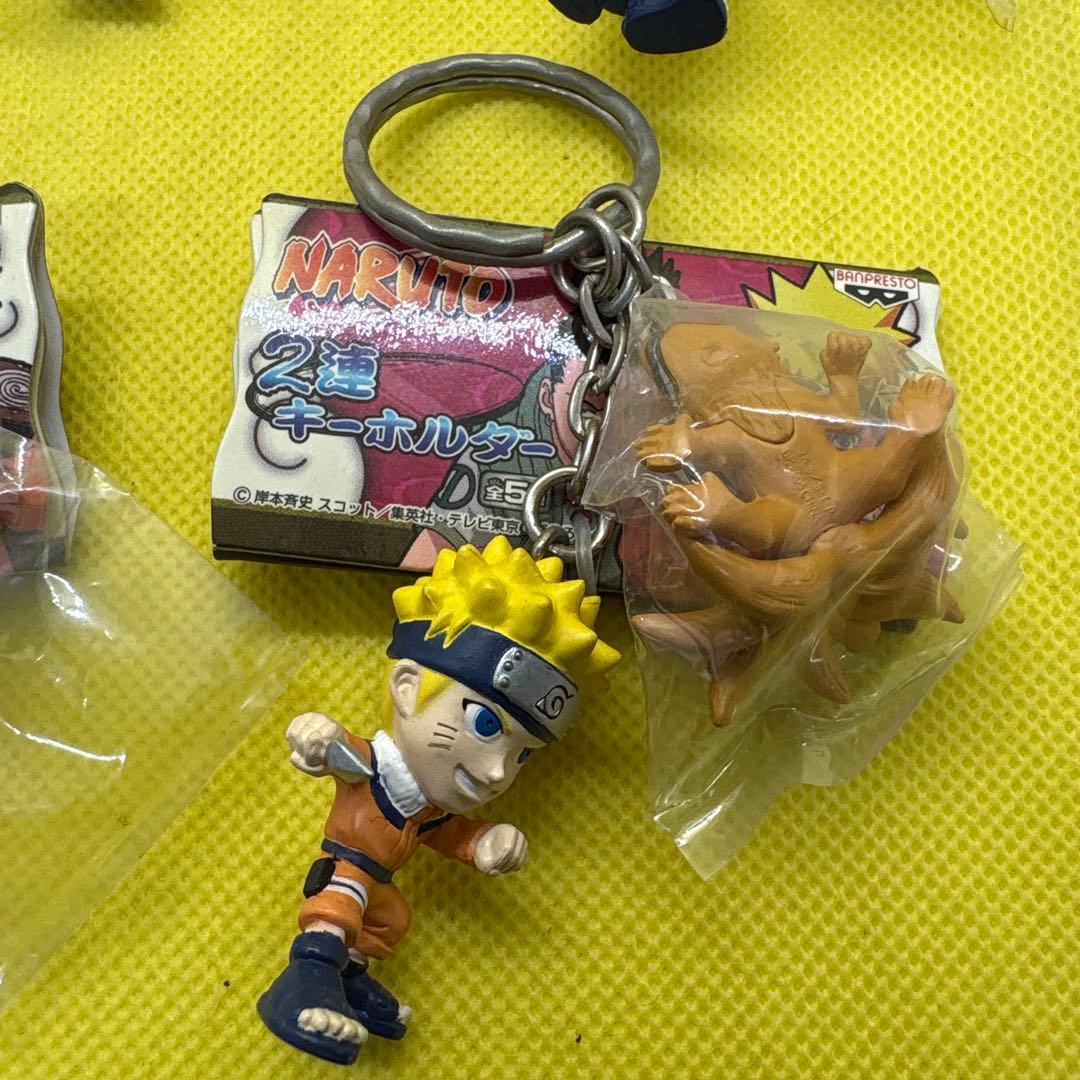 NARUTO 2連キーホルダー　全5種コンプリートセット
