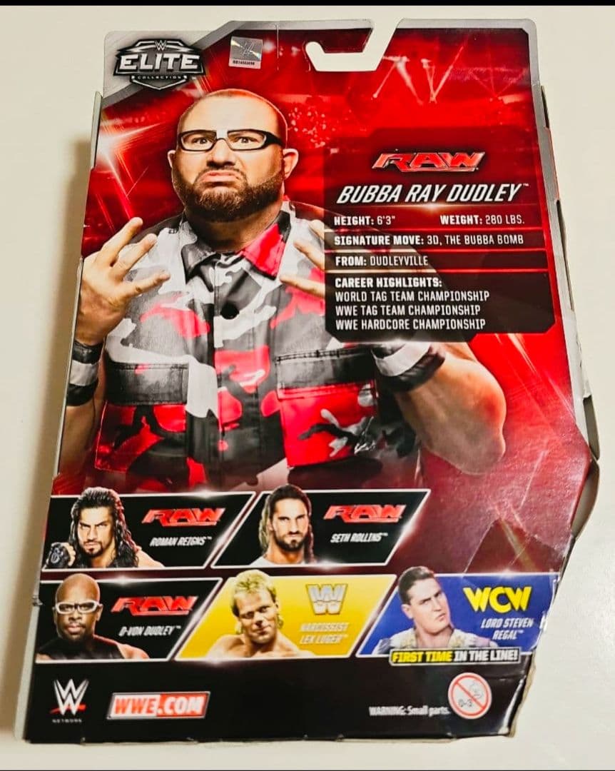未開封品！WWE Elite Bubba Ray Dudley フィギュア