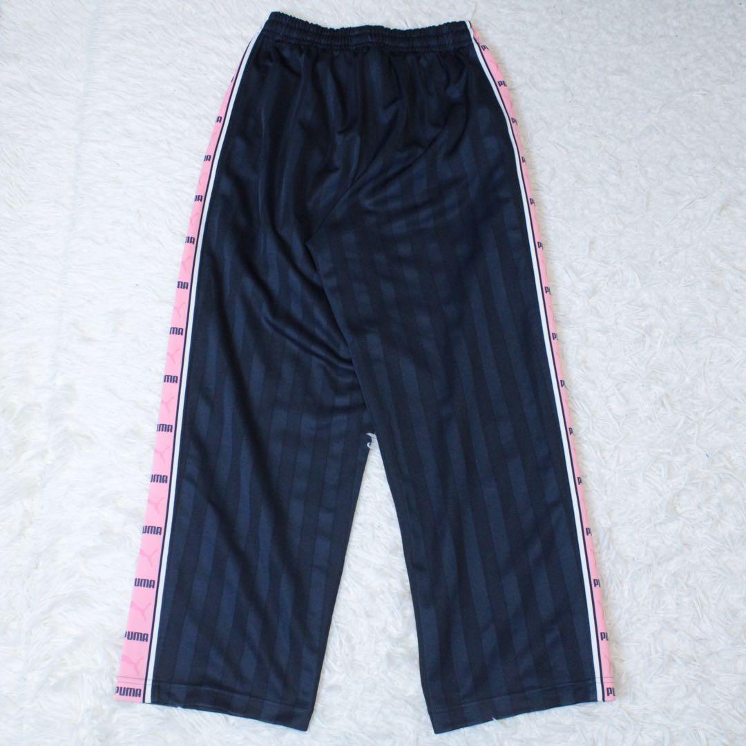 00s PUMA プーマ 上下 セットアップジャージ ピンク 紺 SS Y2K