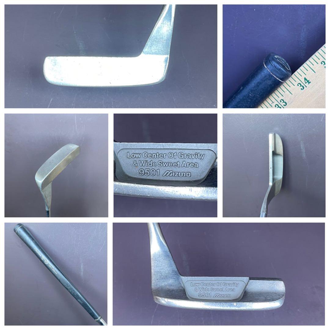 P100-0570-MIZUNO 9501パター(34インチ) 希少