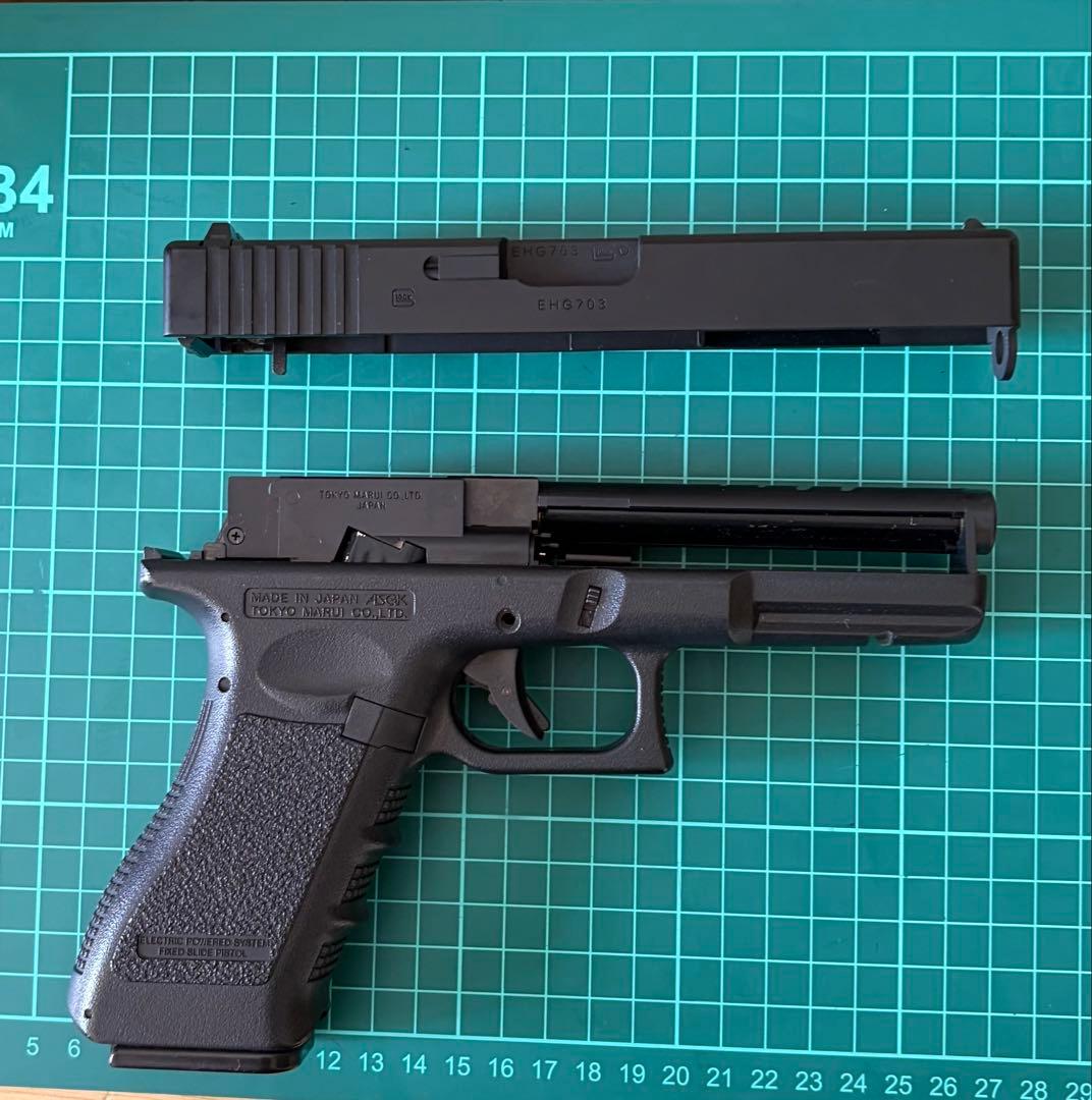 ワケあり　東京マルイ電動グロックGlock 18C エアガン ブラック