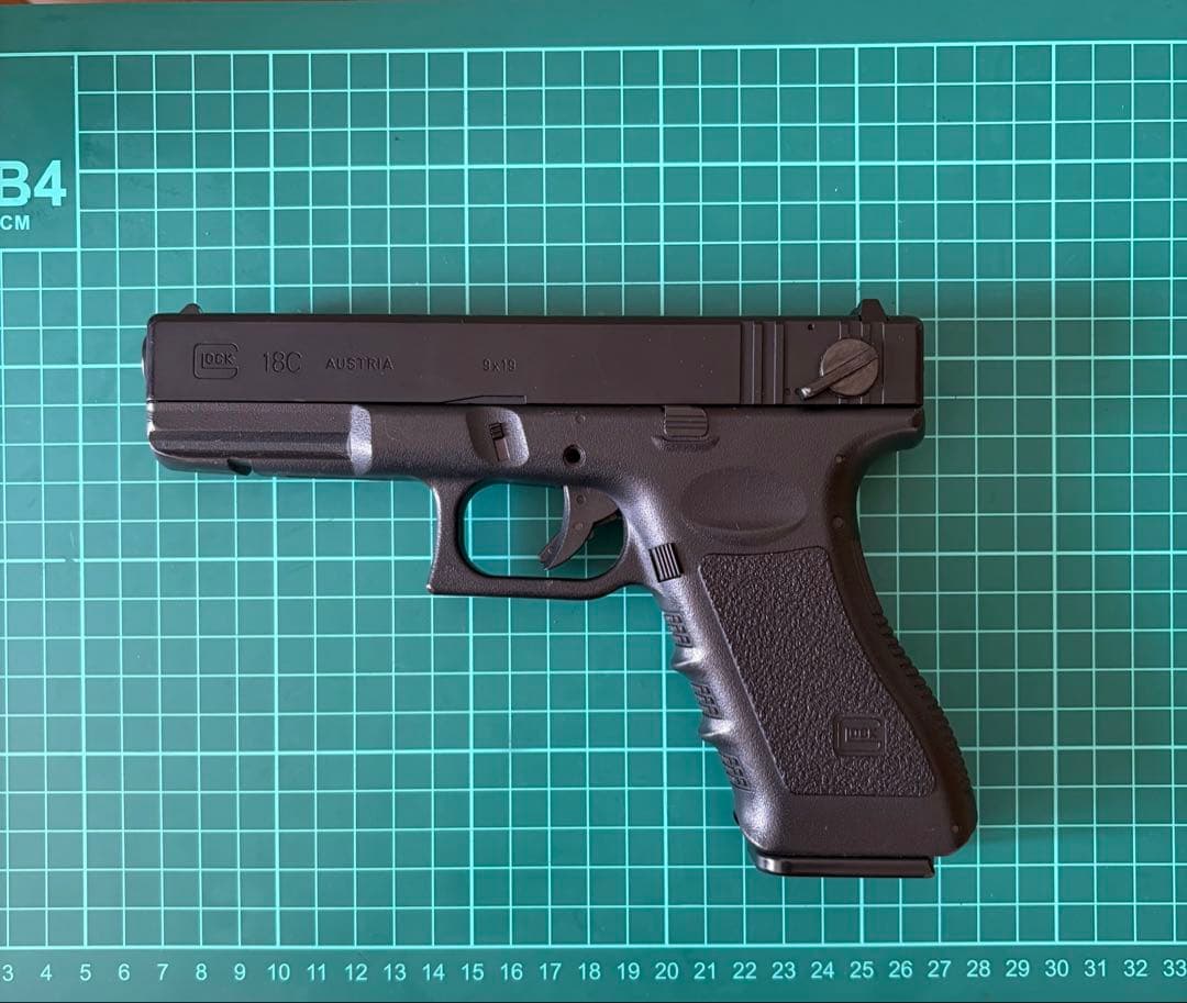 ワケあり　東京マルイ電動グロックGlock 18C エアガン ブラック