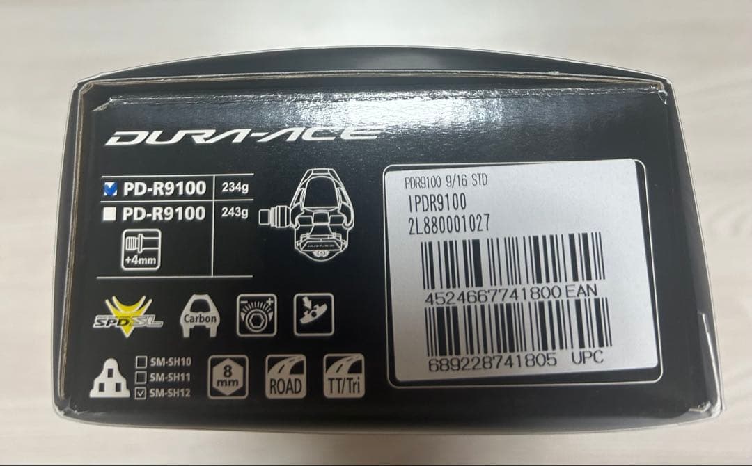 【DURA-ACE】ロードバイク ビンディングペダル(補正なし)