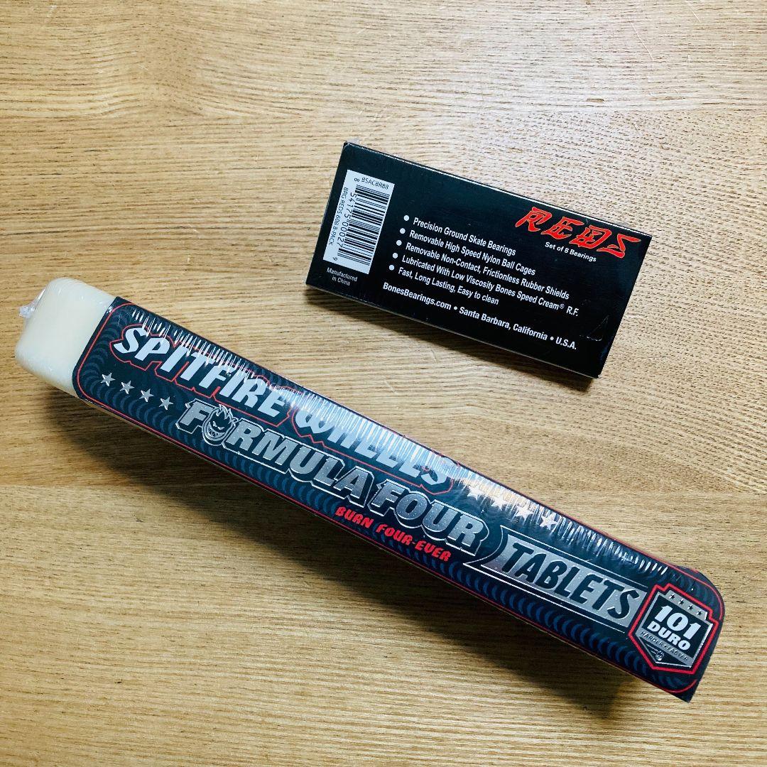 新品 SPITFIRE F4 54mm 101DURO ボーンズREDS スケボ
