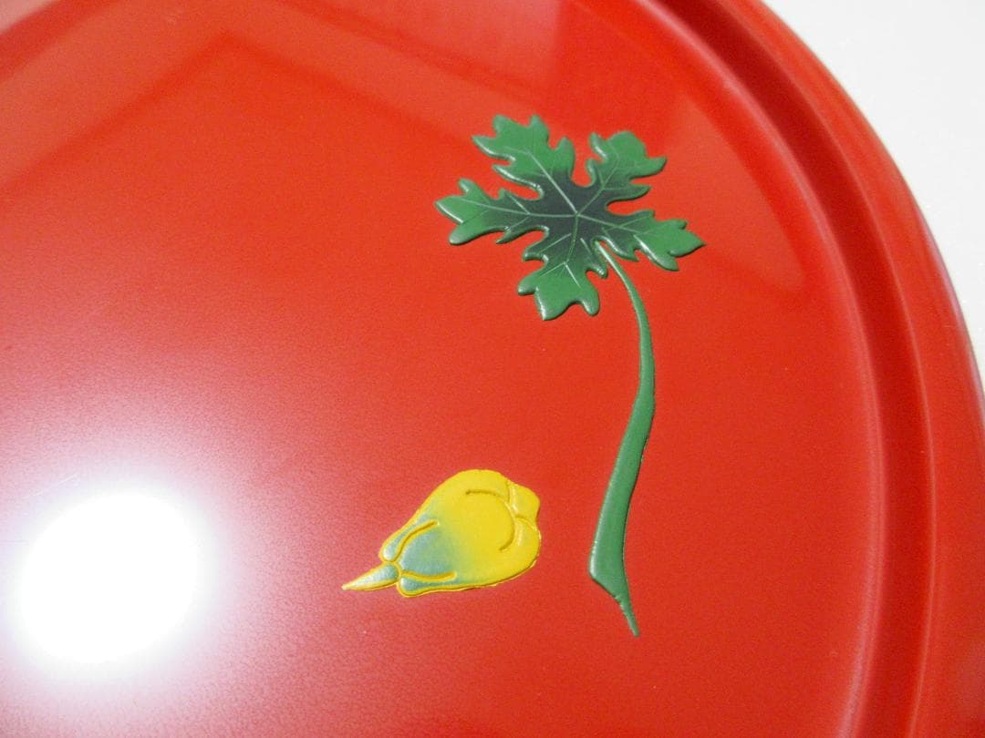 【美品】琉球漆器 菓子器 銘々皿 茶托 丸盆 計12点まとめて / 沖縄伝統工芸