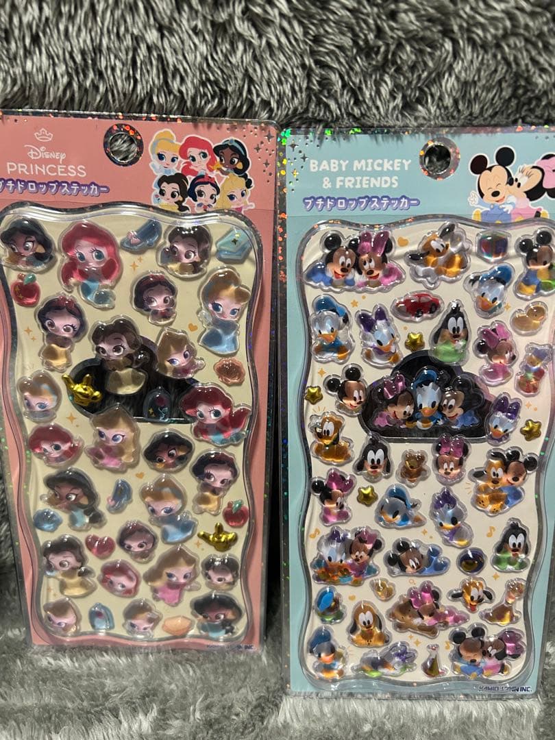 正規品 プチドロップステッカーディズニー6点セット