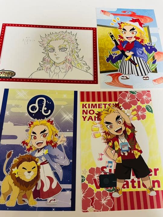 鬼滅の刃 煉獄杏寿郎 ハロウィン、星座 7点まとめ売り