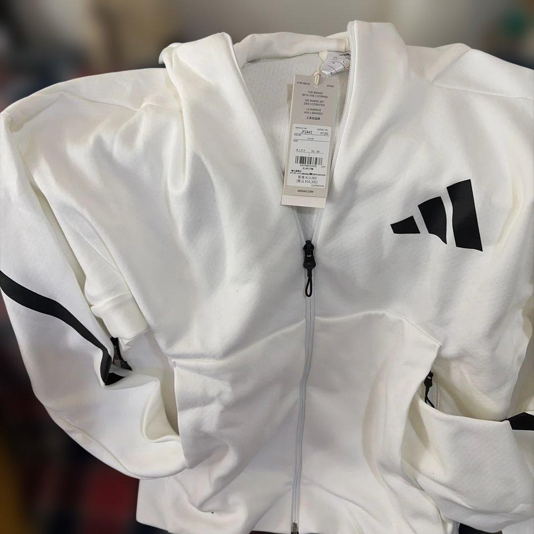 adidas ジャージ上下セット JP443 K-140 ホワイト