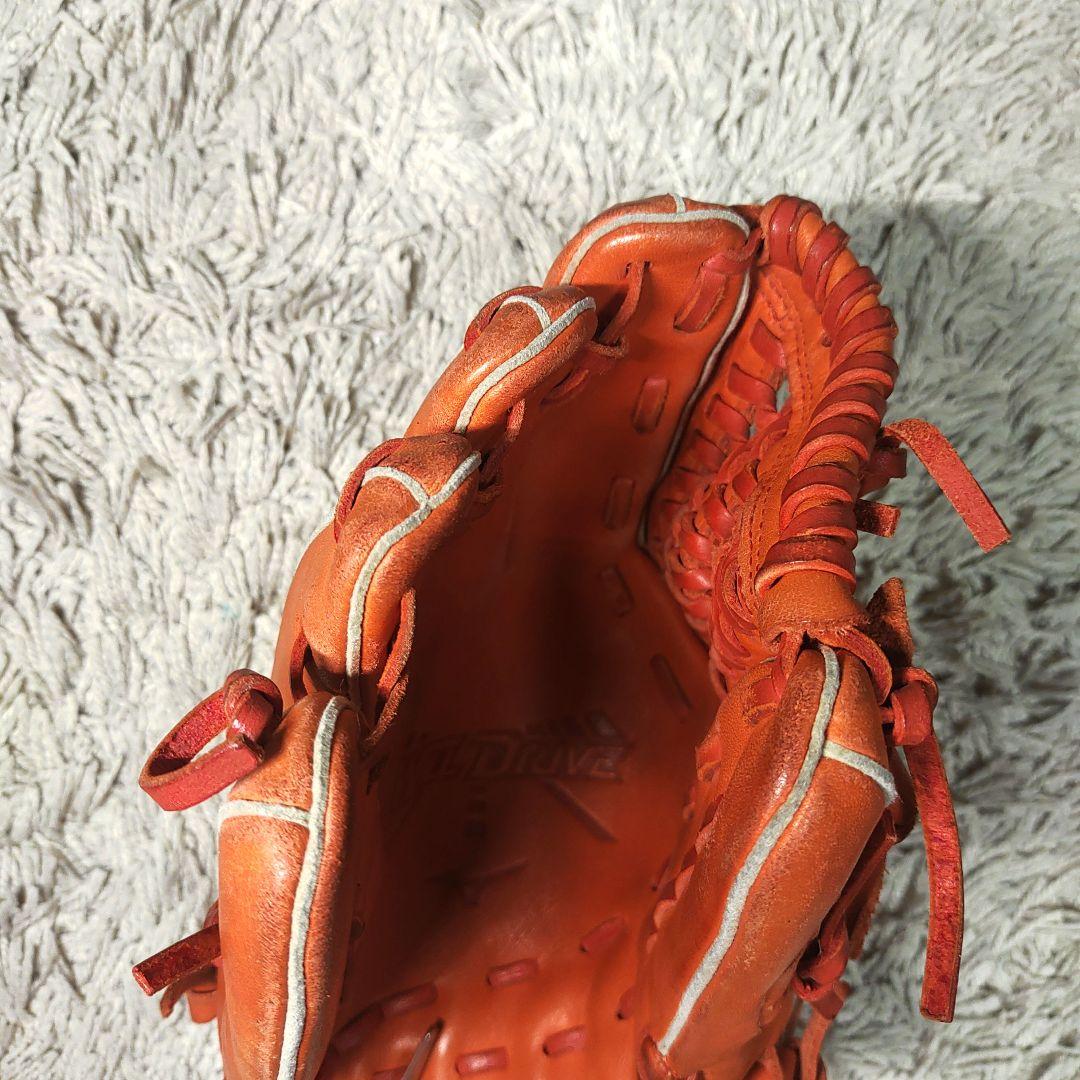【左利き】mizuno　ミズノ　軟式グローブ　オレンジ　will drive
