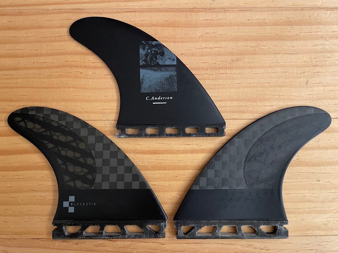 サーフィン・ボディボード futures CRAIG ANDERSON V2 BLACK STIX 3.0