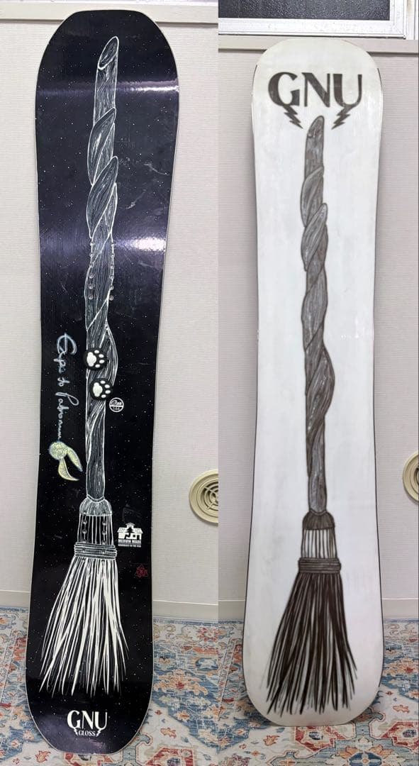 GNU GLOSS スノーボード　144cm