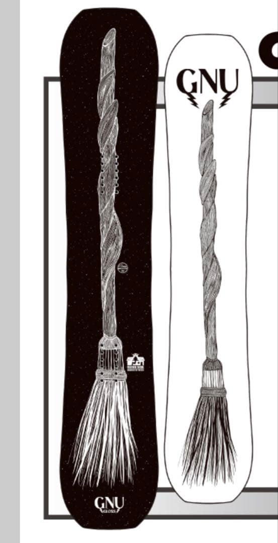 GNU GLOSS スノーボード　144cm