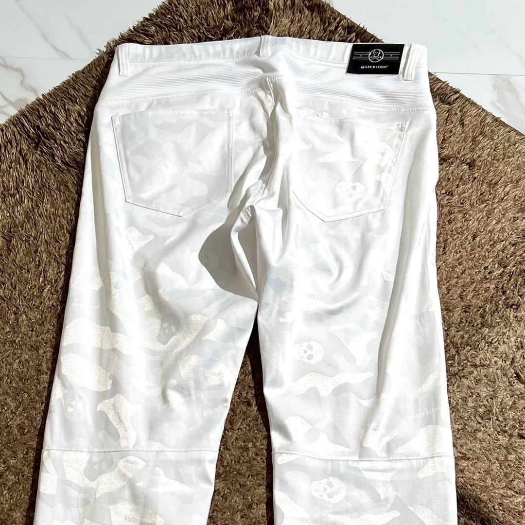 美品✨MARK&LONA ストレッチ ゴルフパンツ カモフラ スラックス 迷彩