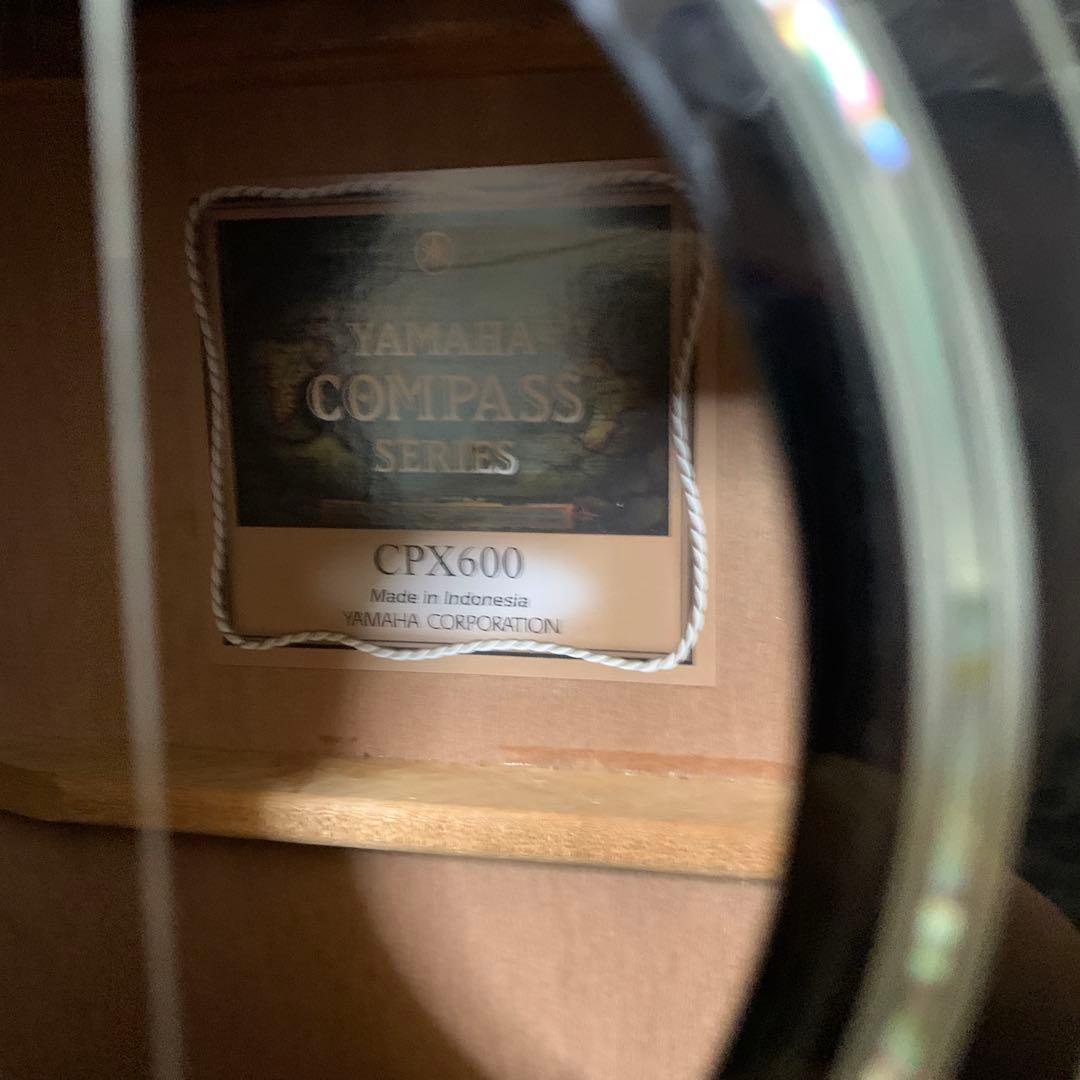 Yamaha CPX600 ブラックアコースティックギター