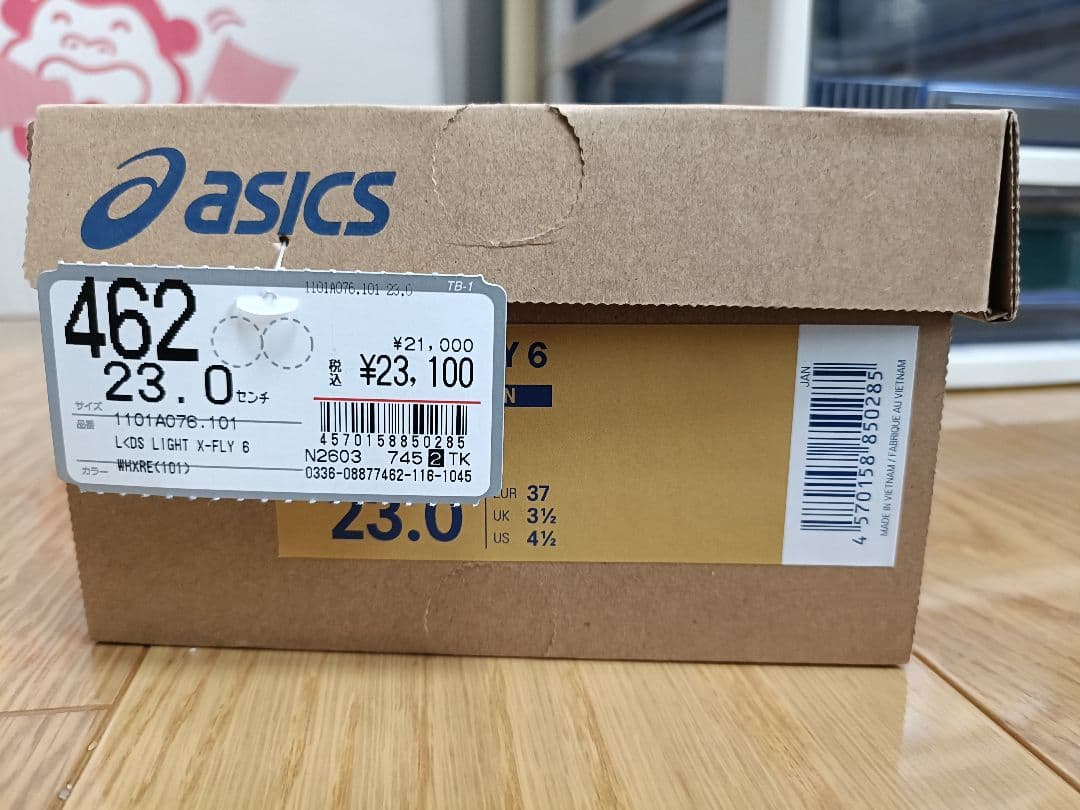 シューズ asics DS LIGHT X-FLY 6 23.0cm
