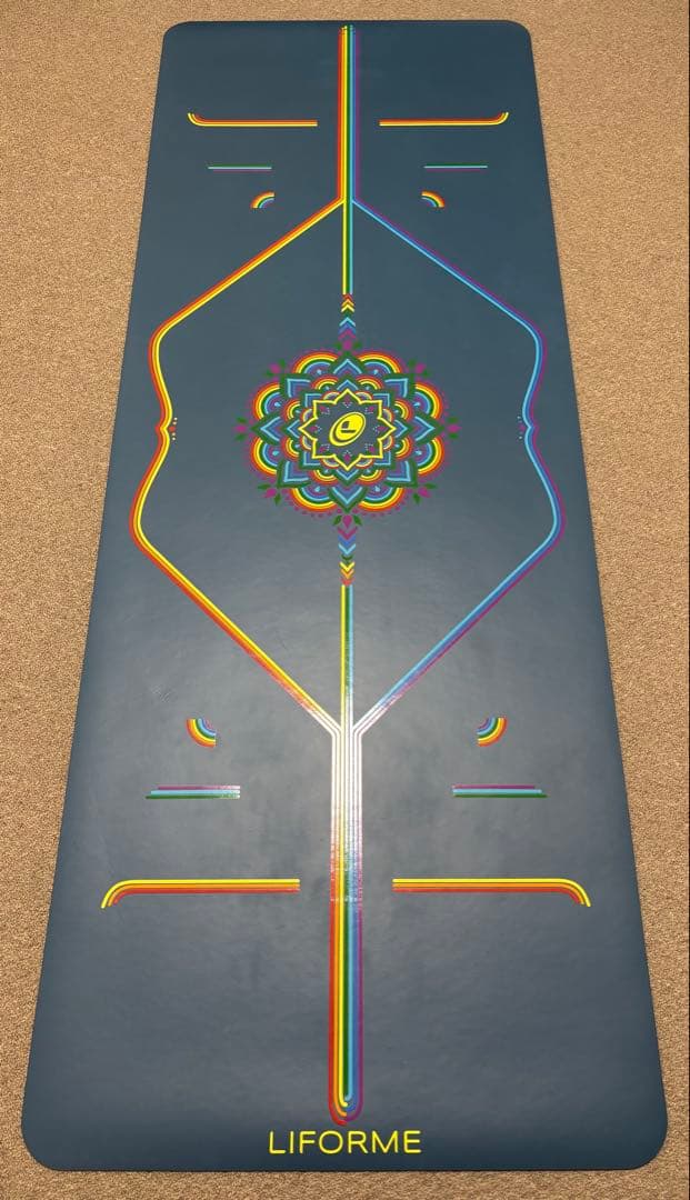 ヨガマット- LIFORME BLUE SKY RAINBOW YOGA MAT