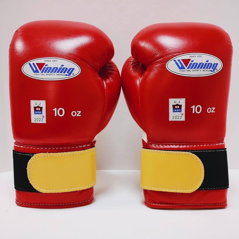 Winning ウイニング ボクシンググローブ 10oz 赤 アマチュア試合用